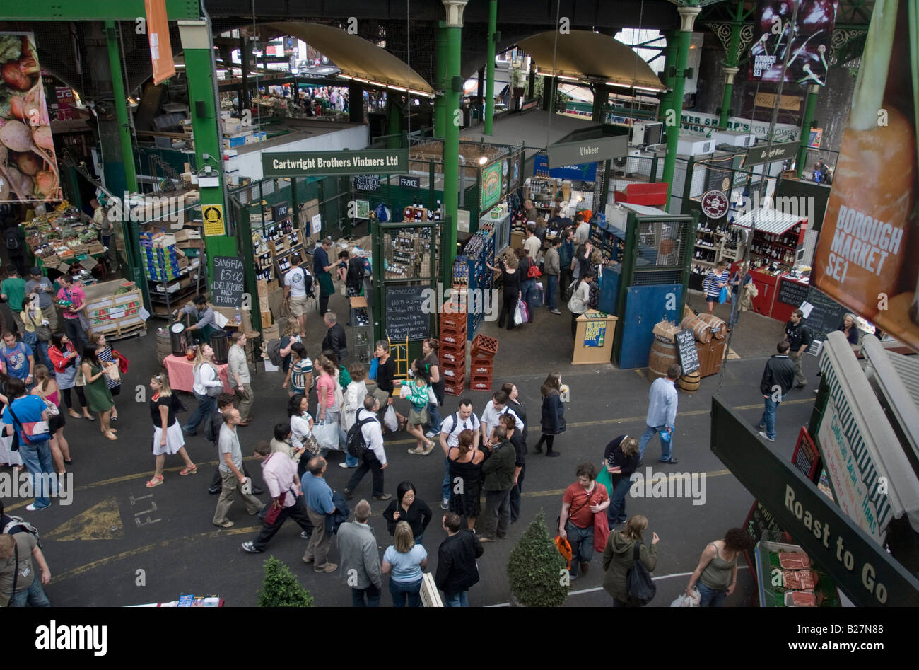 Borough Market - Southwark - London Stockfoto