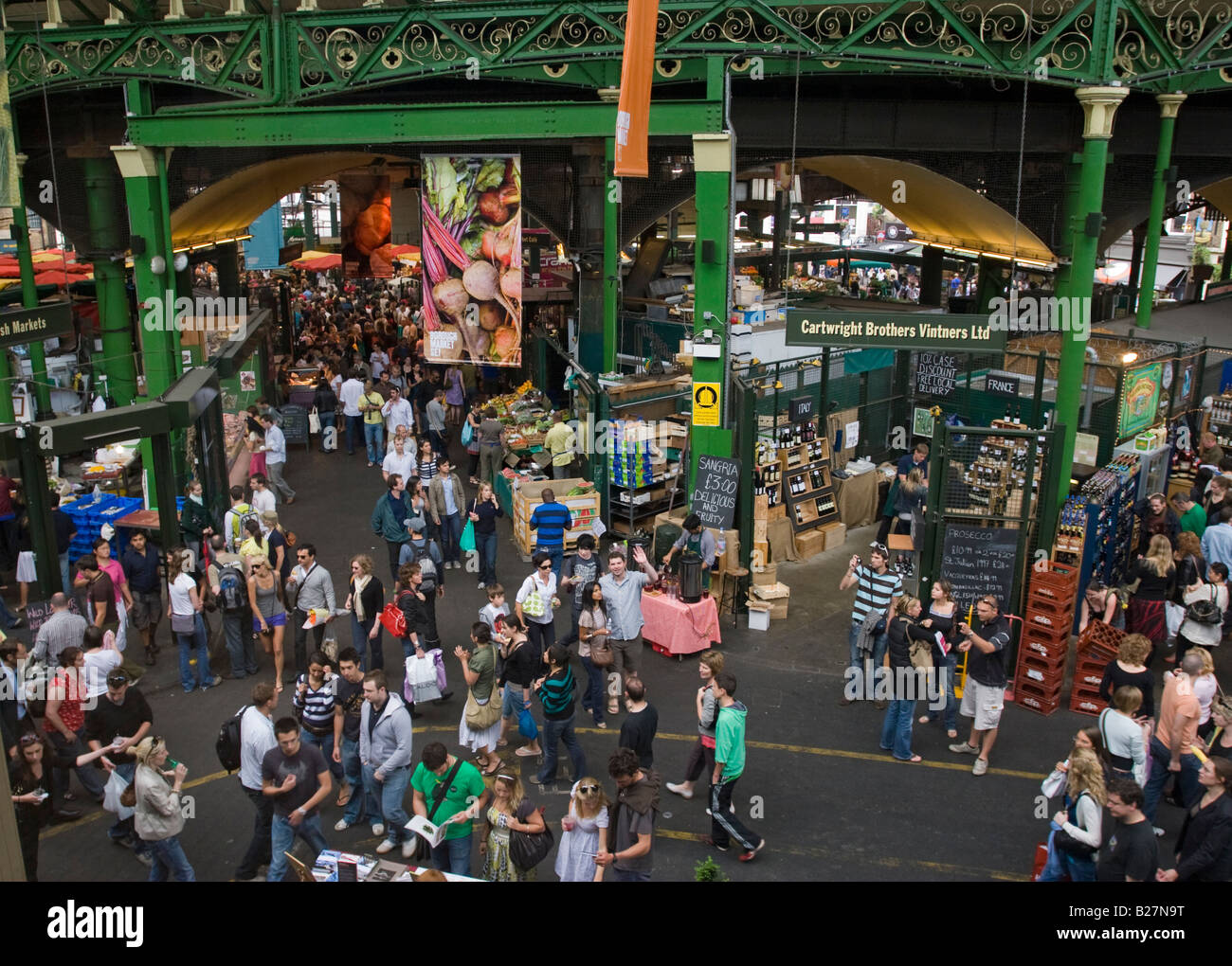 Borough Market - Southwark - London Stockfoto