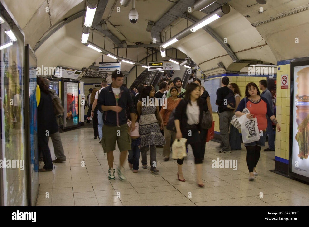 Passagier Deimos - Kings Cross U-Bahn Station - London Stockfoto