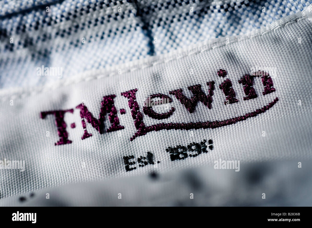 TM Lewin Baumwoll-Shirt Stockfoto