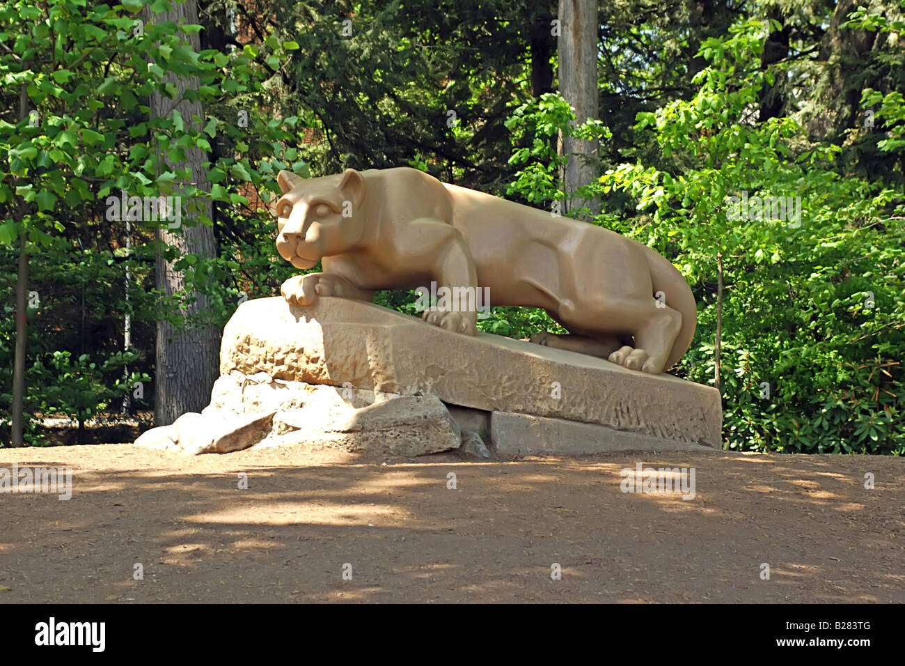 Die Nittany Lion Maskottchen der Penn State University Athletic team Stockfoto