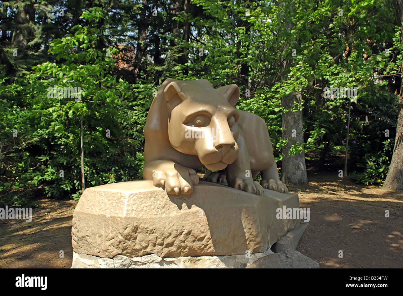 Die Nittany Lion Maskottchen der Penn State University Athletic team Stockfoto