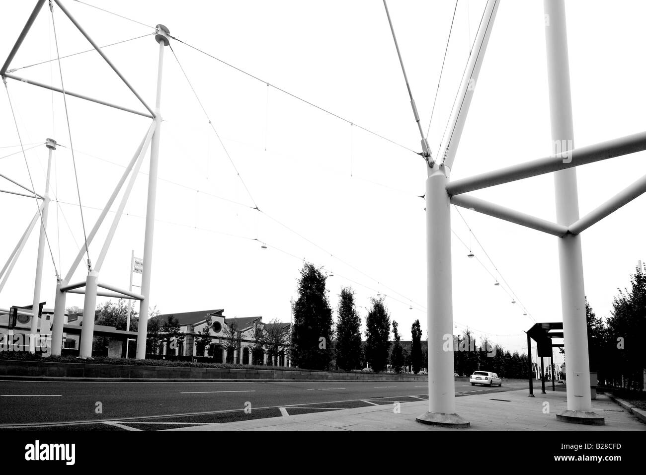 Spina Centrale mit dem Ex OGR Fabrik, Castelfidardo, Corso Torino. Stockfoto