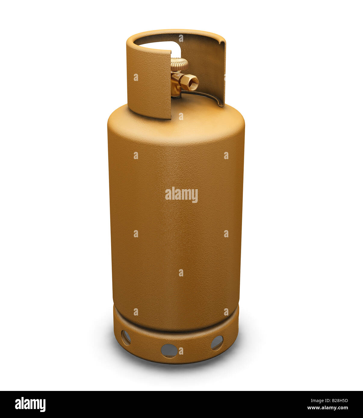3D Rendern einer Propan-Gas-Flasche Stockfoto