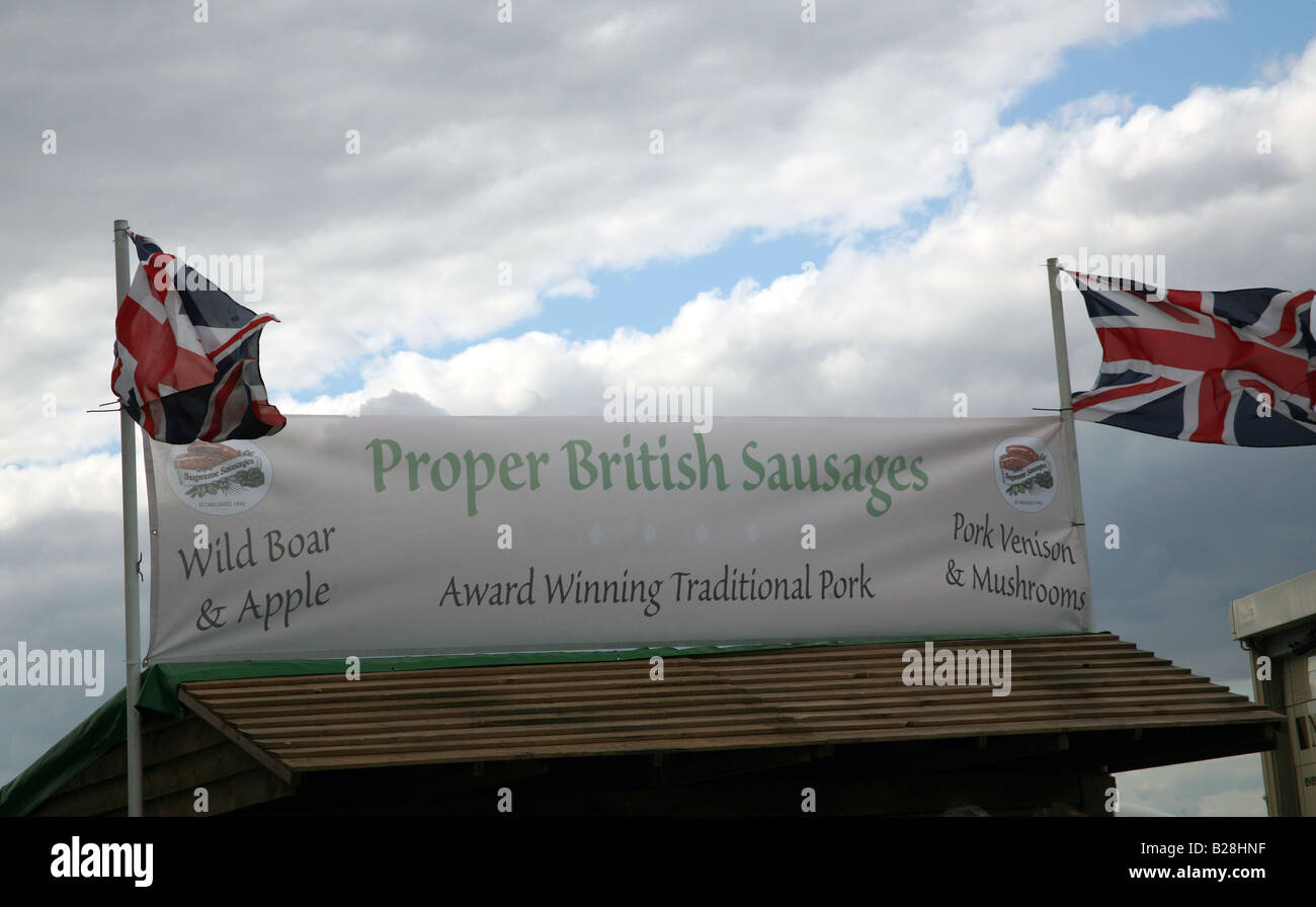 Wurst Stand auf London festival Stockfoto