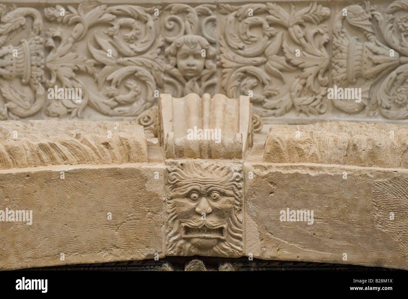 Tür Bogen detail Stockfoto