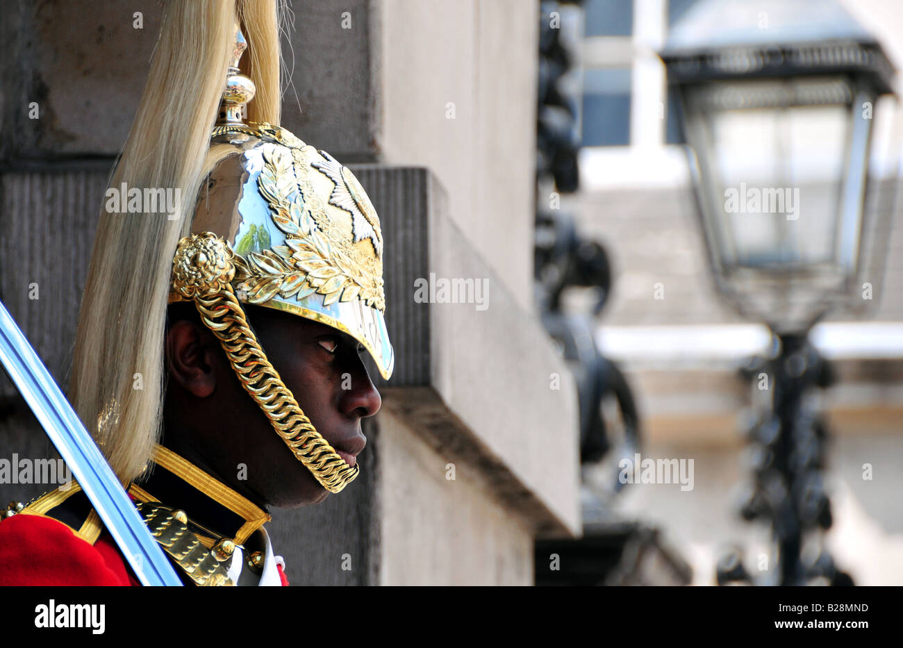 Royal Horse Guard, Horse Guards Parade, Whitehall, London Stockfoto