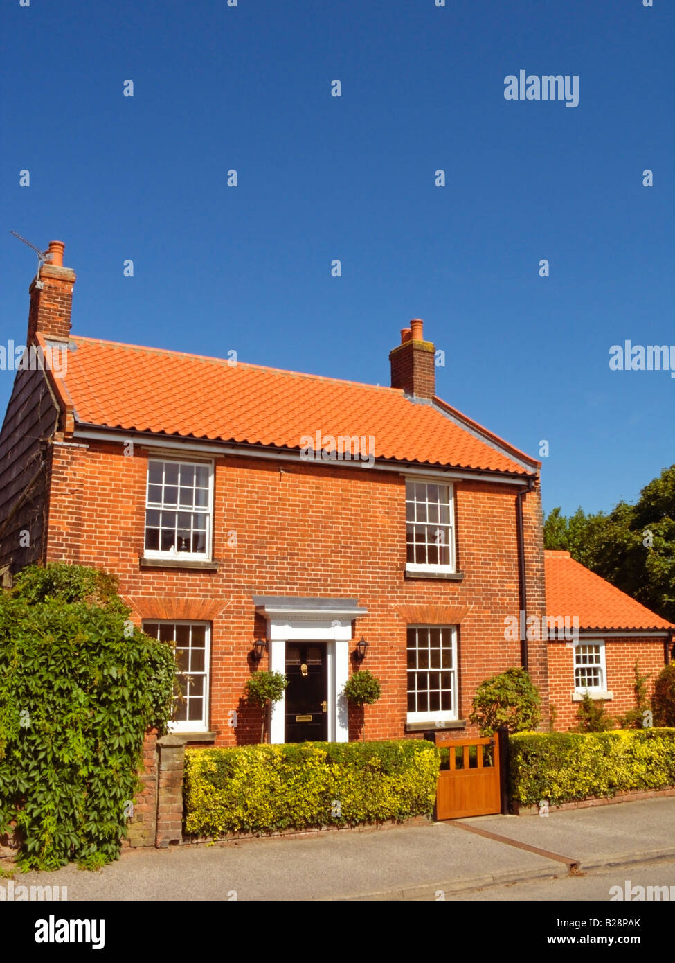 Land, Dorf Haus Blundeston Lowestoft Suffolk England Großbritannien Stockfoto