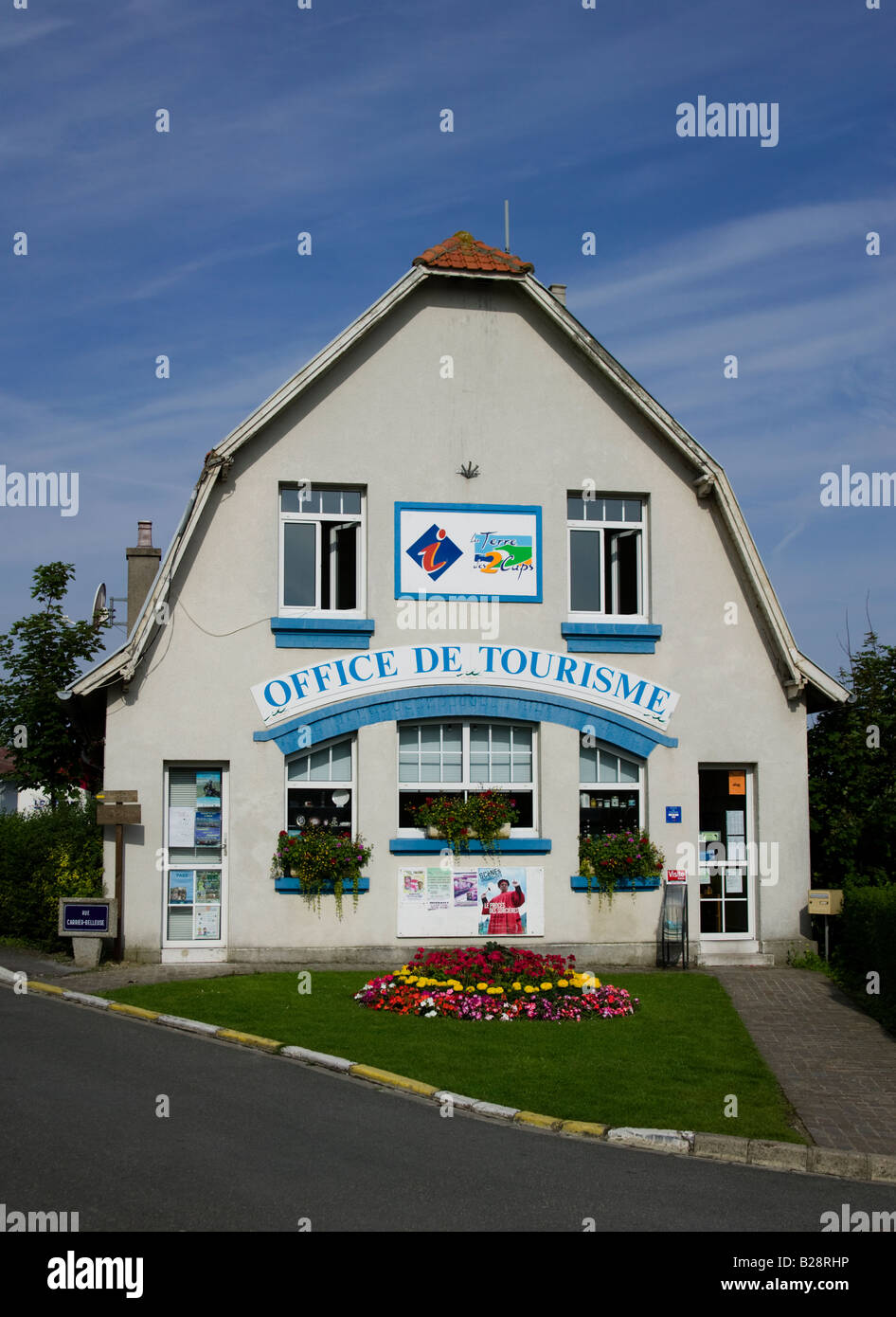 Tourist Office, Wissant, Normandie, Bretagne, Frankreich, Europa Stockfoto