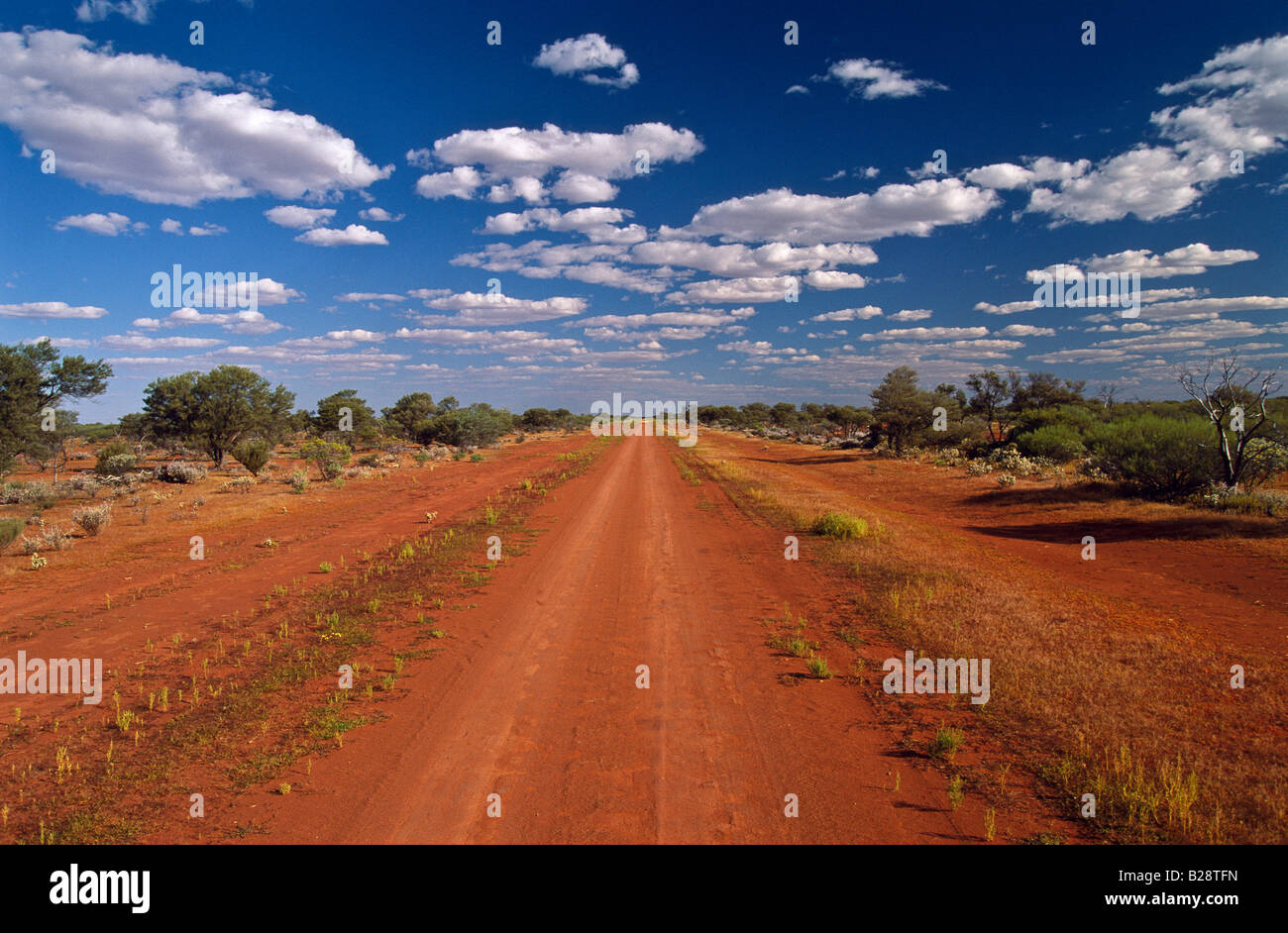 Outback Road, Australien Stockfoto