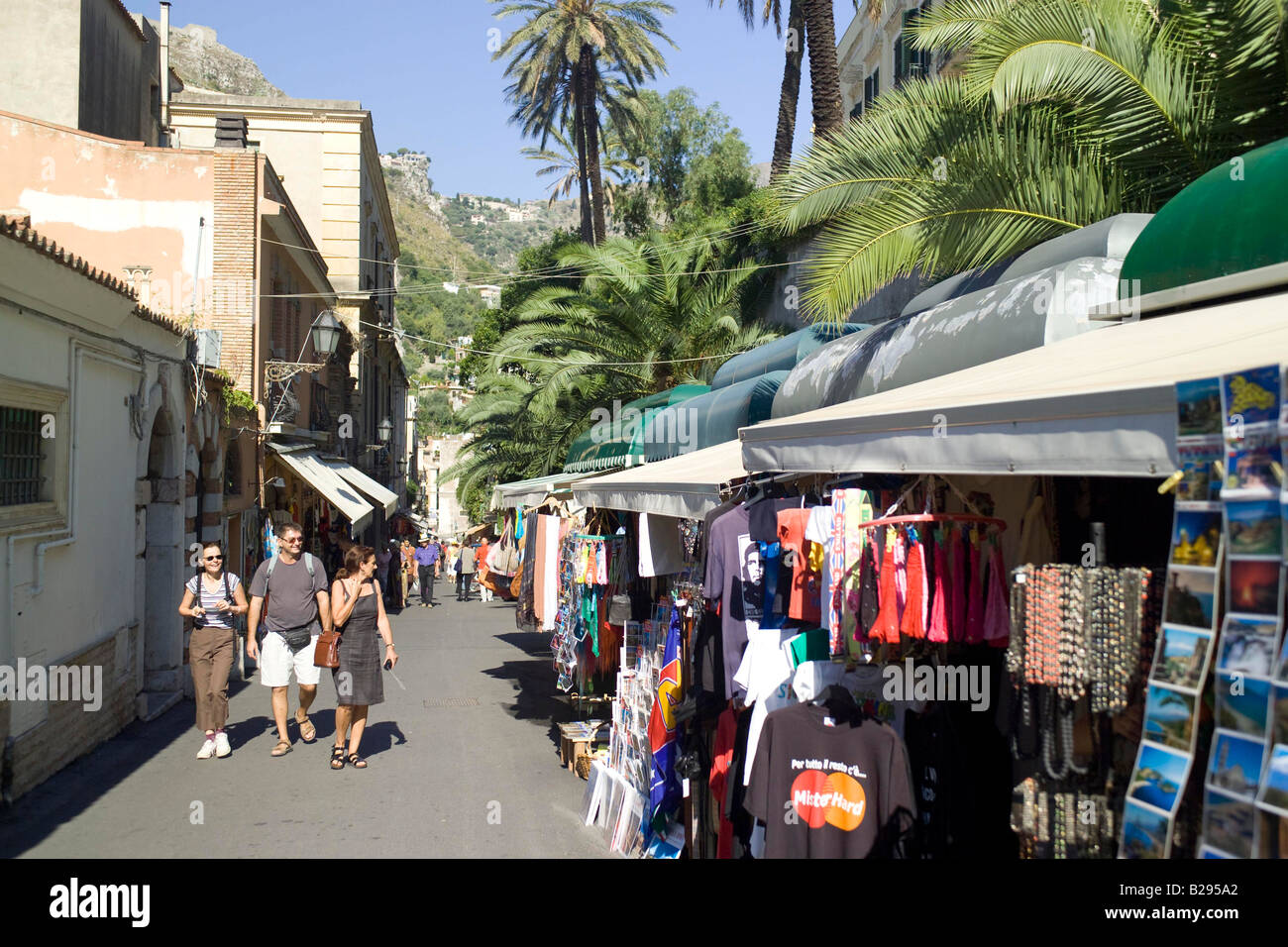 Altstadt Taormina Sizilien Datum 28 05 2008 Ref ZB693 114320 0193 obligatorische CREDIT Welt Bilder Photoshot Stockfoto