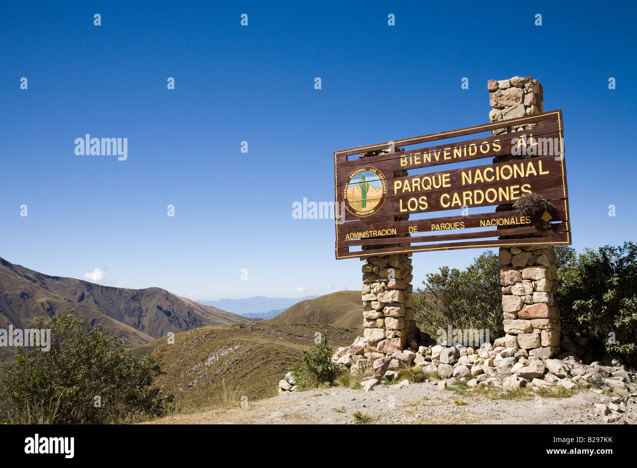 Valle Encantado, Parque Nacional Los Cardones, Argentinien Stockfoto