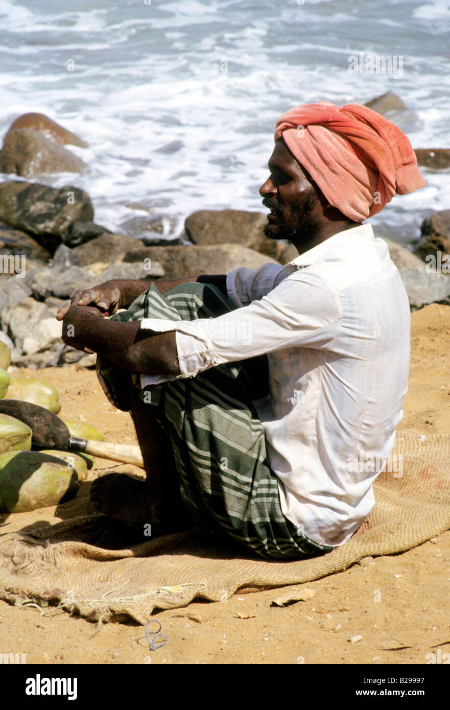 Süd Indien Tamil Nadu Chennai Beach Datum 04 04 2008 Ref ZB573 111917 0063 obligatorische CREDIT Welt Bilder Photoshot Stockfoto