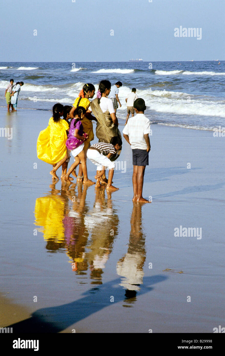 Süd Indien Tamil Nadu Chennai Beach Datum 04 04 2008 Ref ZB573 111917 0064 obligatorische CREDIT Welt Bilder Photoshot Stockfoto