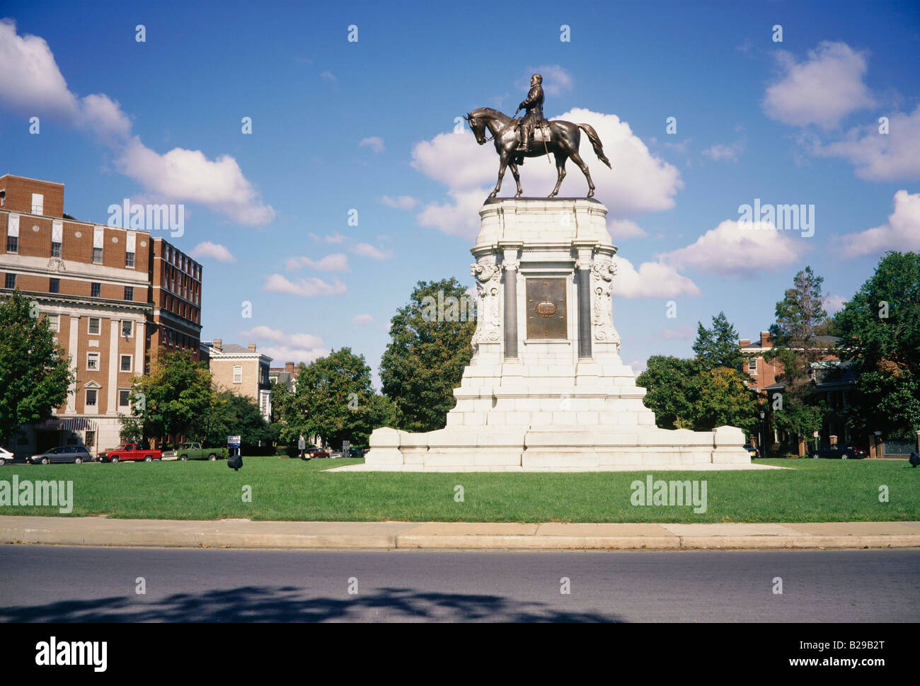 USA-Virginia-Richmond-Denkmal-Allee Robert E Lee Stockfoto