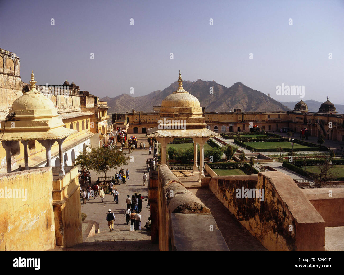 Indien Rajasthan Jaipur Amber Fort Datum 05 06 2008 Ref ZB670 114630 0020 obligatorische CREDIT Welt Bilder Photoshot Stockfoto