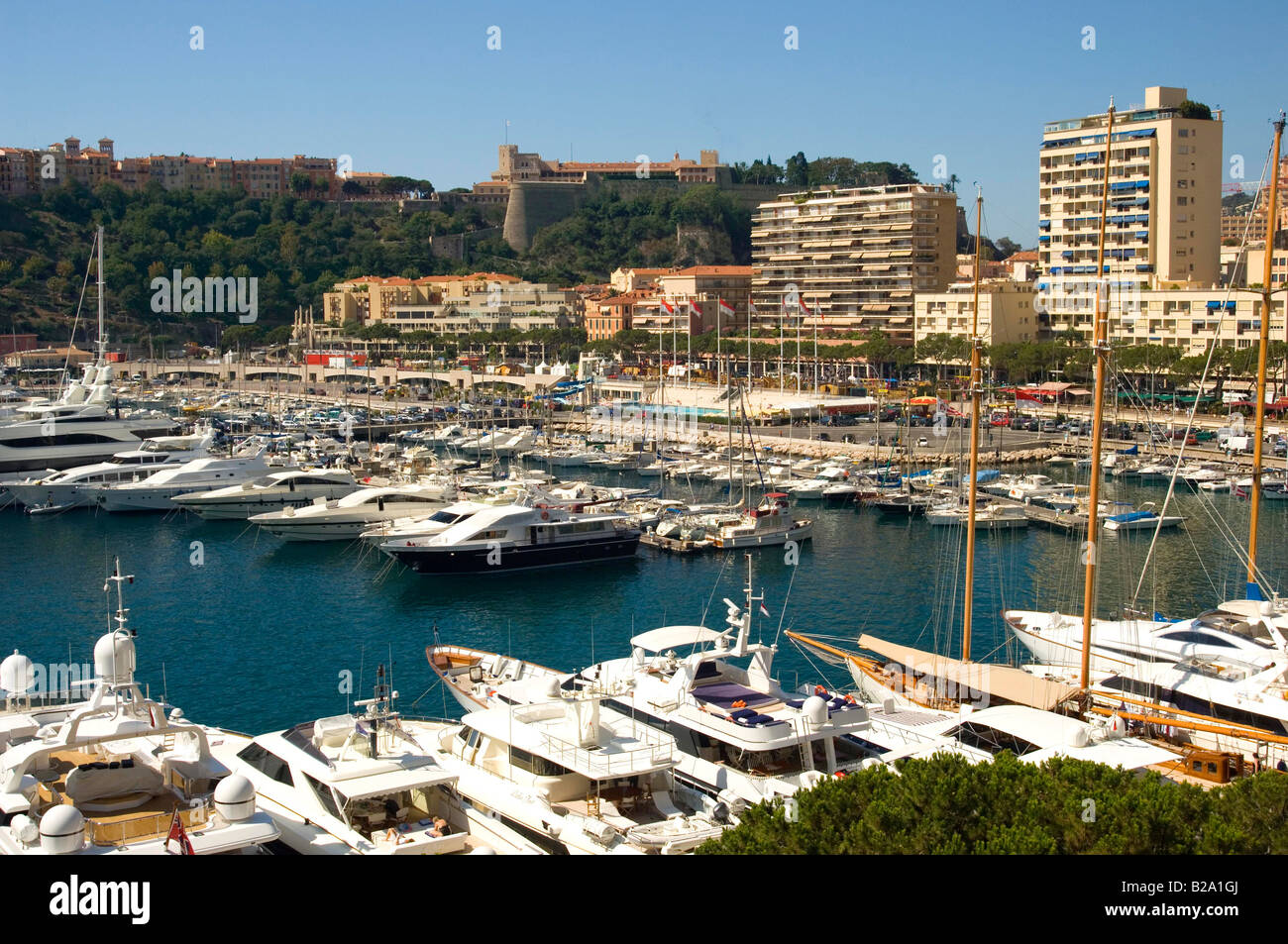 Monaco, Riviera Stockfoto