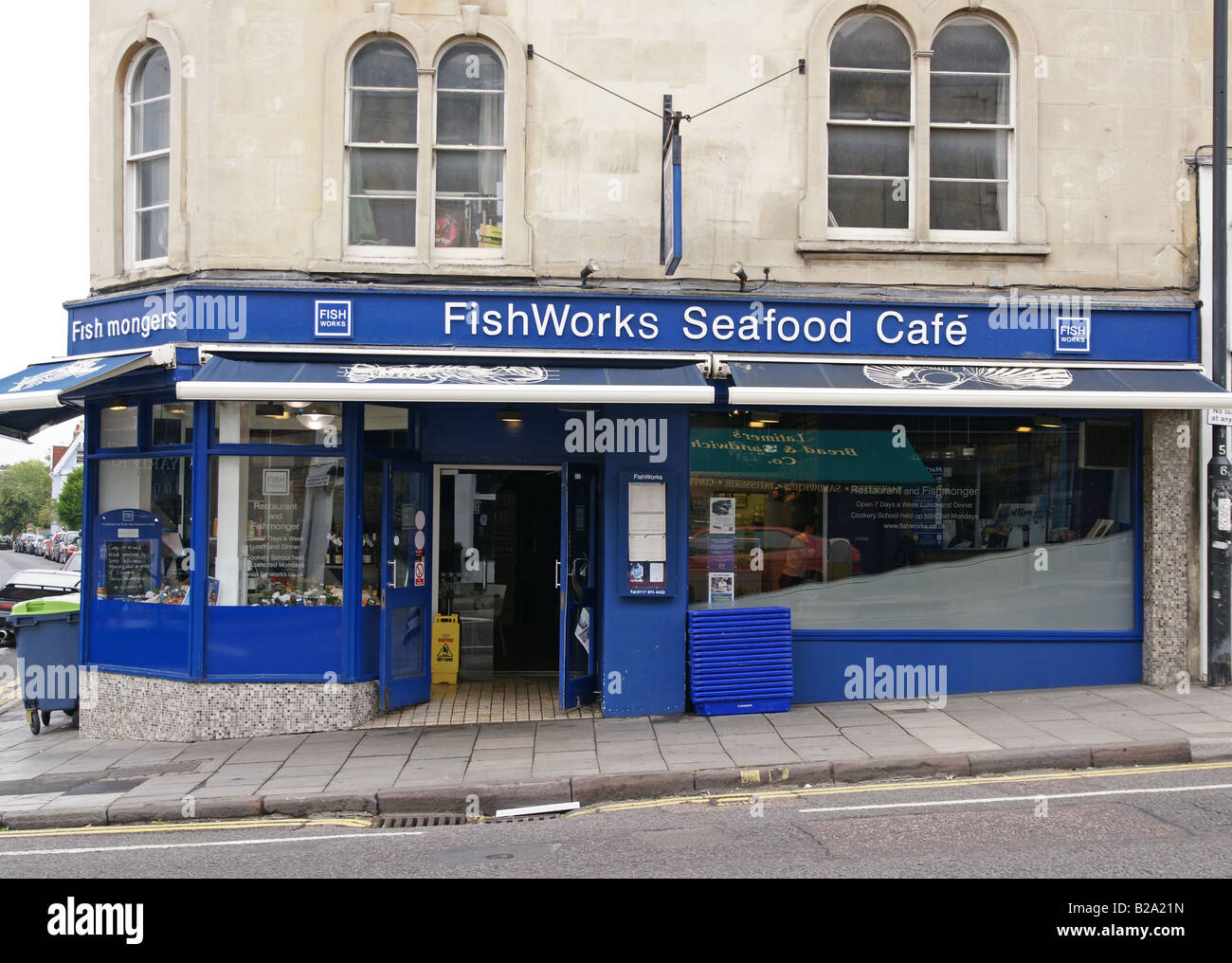 Whiteladies Straße Bristol England Stockfoto