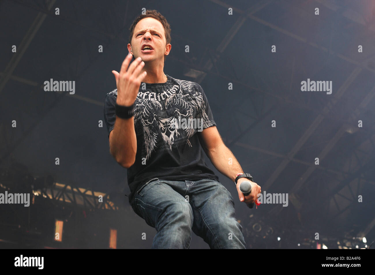 Pendel-Spiel Download Festival 2008, Donnington Park Stockfoto