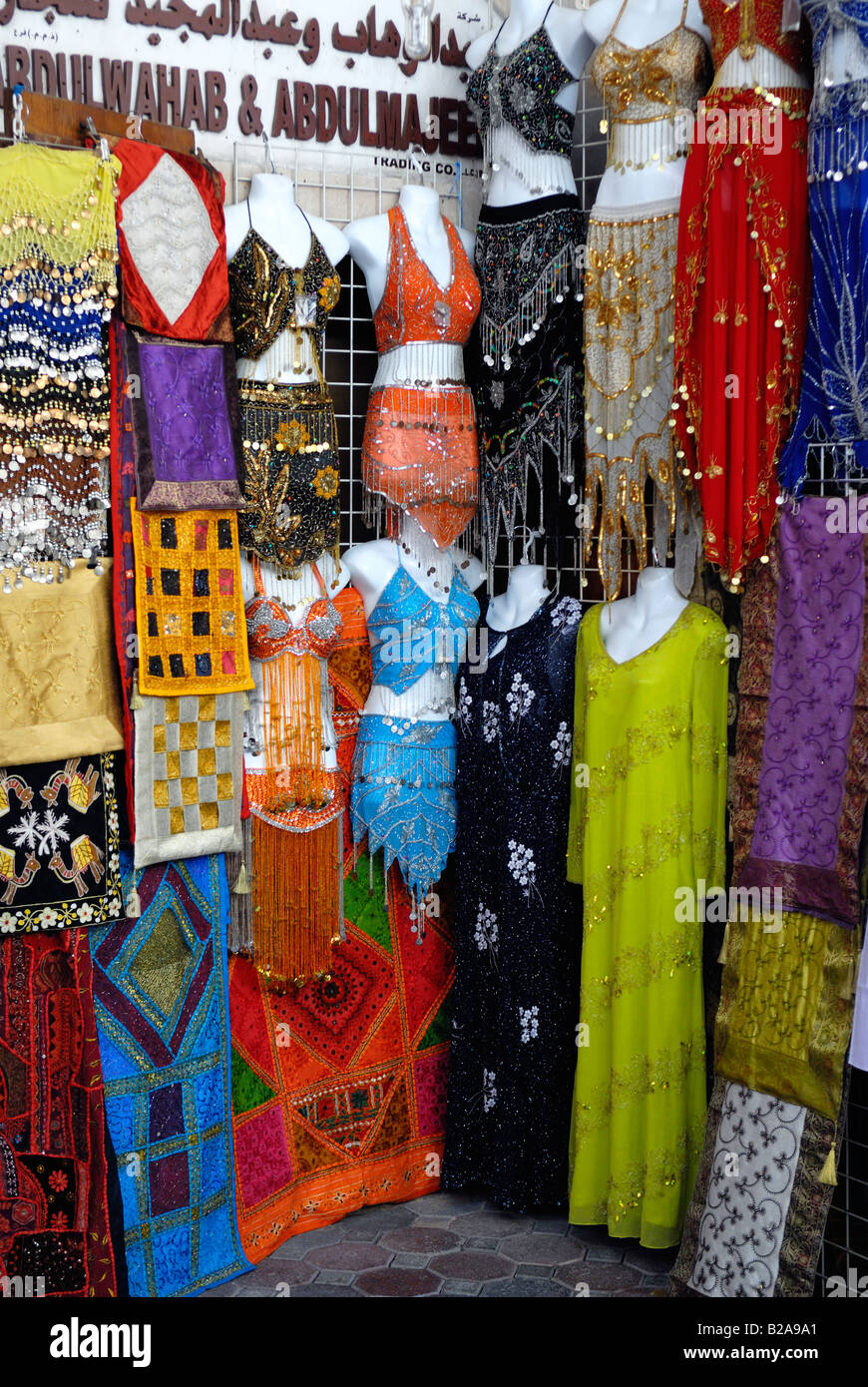 Bur Dubai Souk Dubai Vereinigte Arabische Emirate Stockfoto