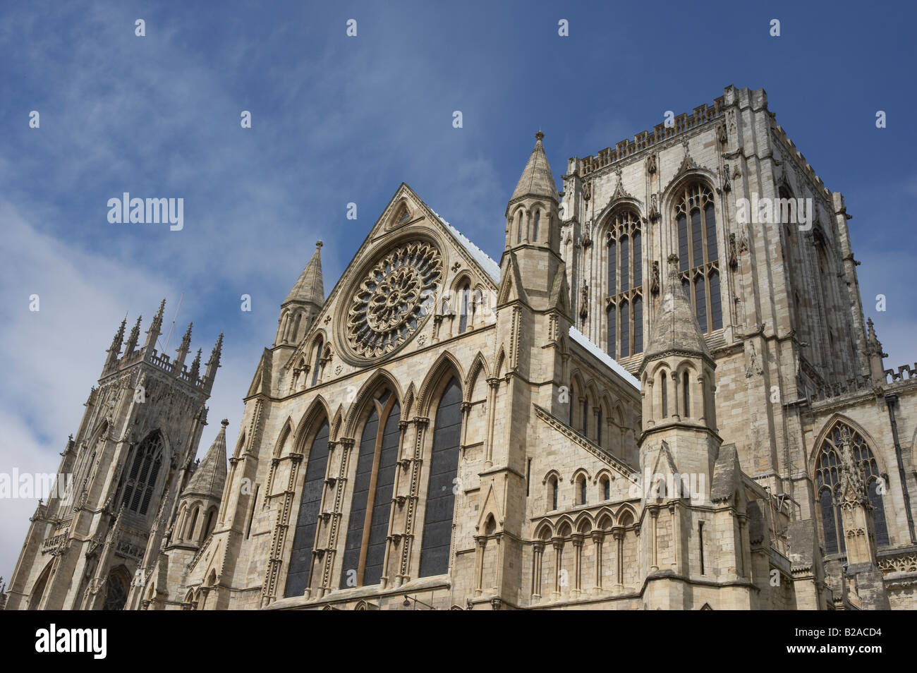 YORK MINSTER SOMMER ENGLAND VEREINIGTES KÖNIGREICH UK Stockfoto