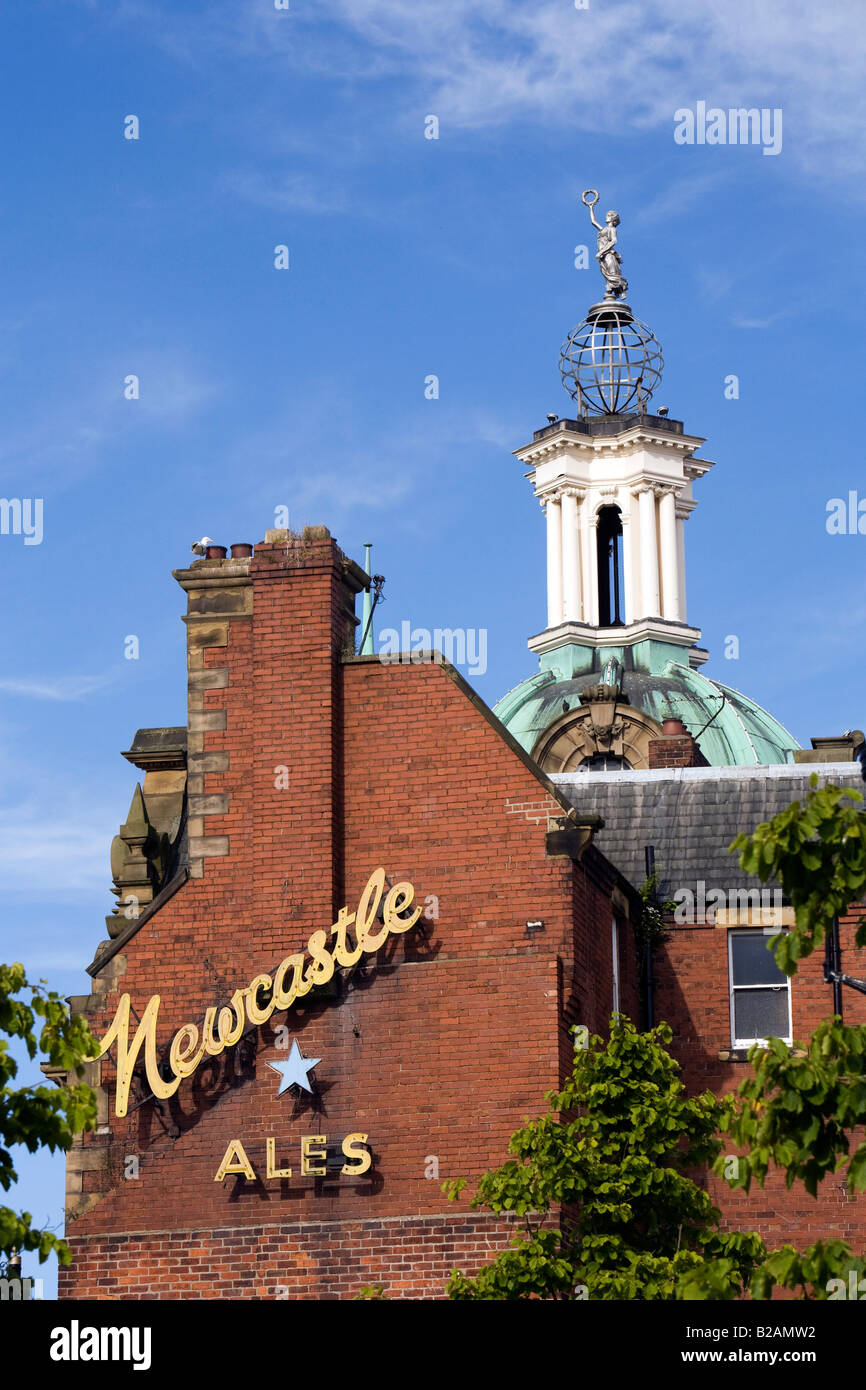 UK-Tyne und tragen Sunderland High Street West Empire Theatre Edwardian äußeren Turm Stockfoto