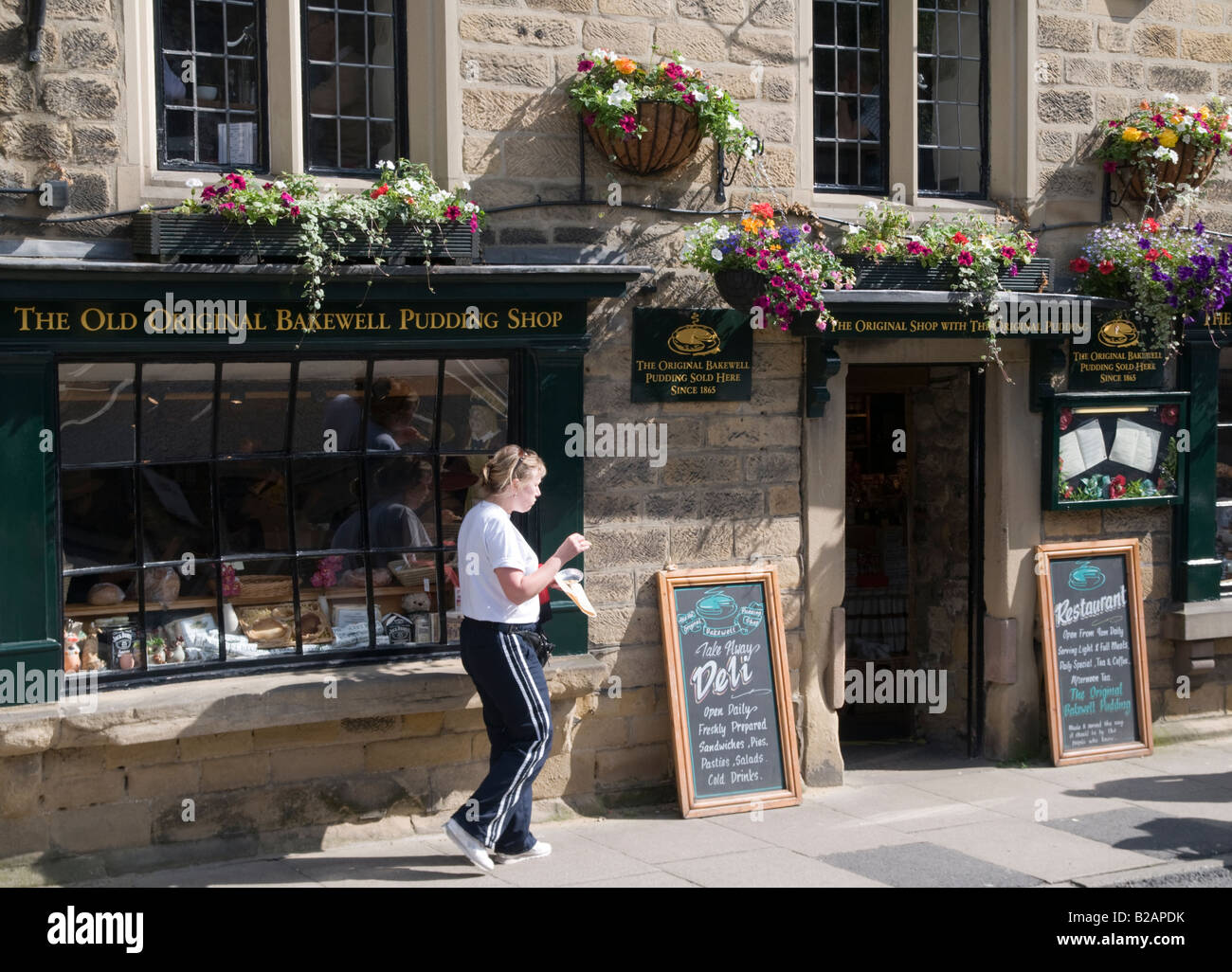 Startseite der Bakewell Tart Derbyshire Peak District England Bakewells berühmten Pudding Shops Stockfoto