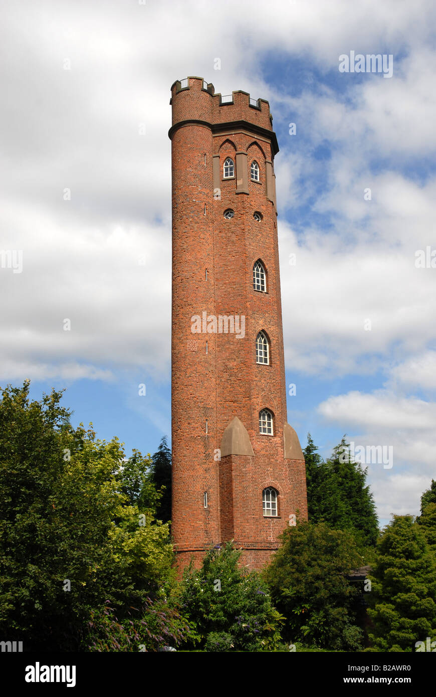 Die Perrot Torheit Turm in Edgbaston Birmingham Stockfoto