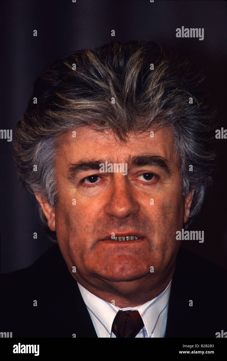 Ehemalige bosnische Serbenführer Radovan Karadzic wurde wegen Verbrechen gegen die Menschlichkeit durch eine UNO-Tribunal verurteilt 24.03.2016 Stockfoto