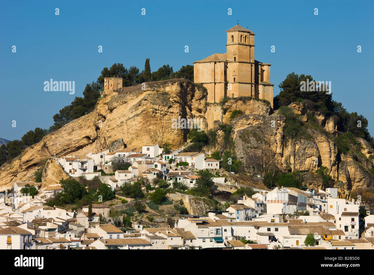 Montefrio Granada Provinz Spanien Iglesia De La Villa Stockfoto