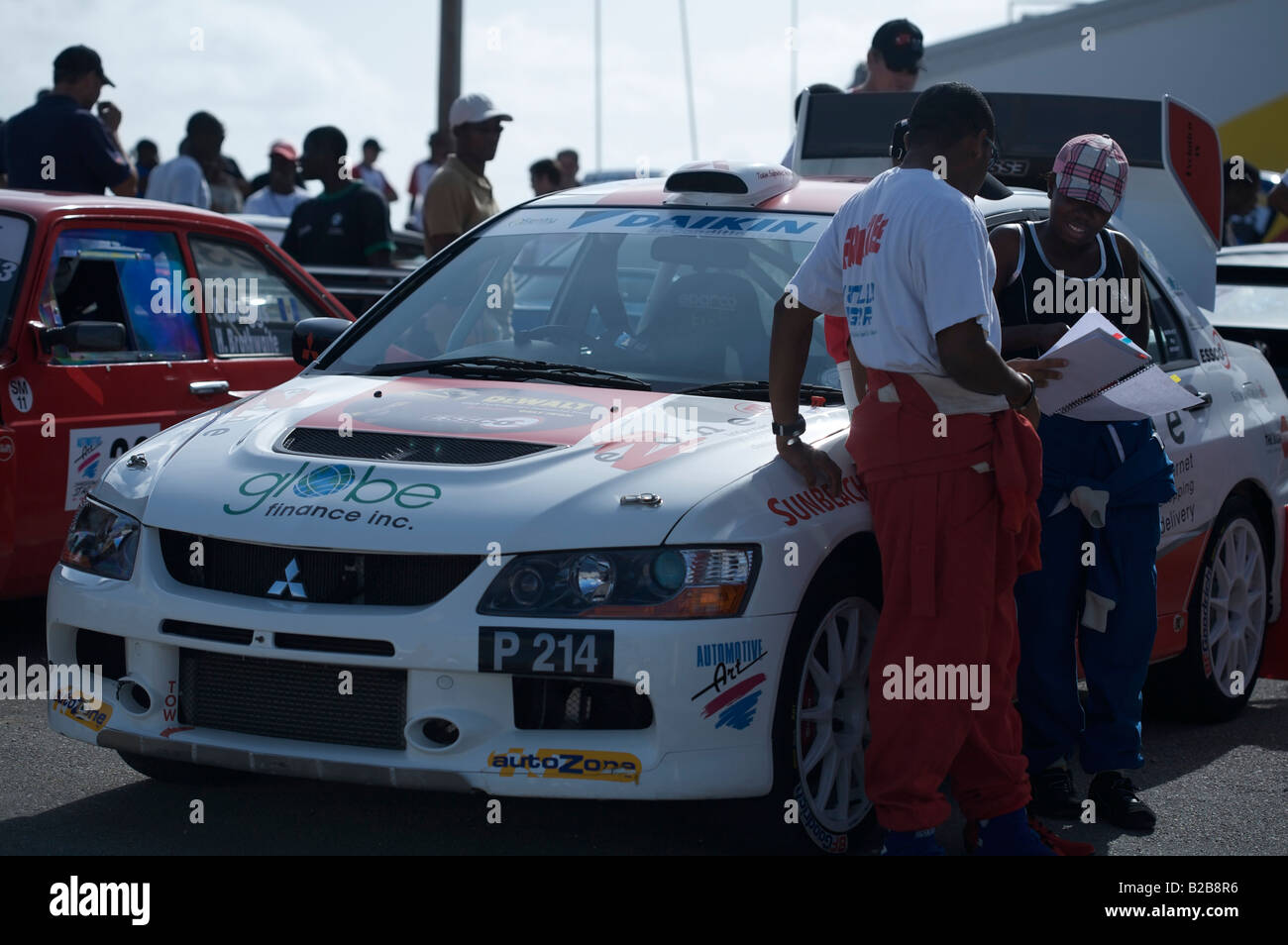 Barbados Rallye Club Rallye Meisterschaft, 2008 Stockfoto