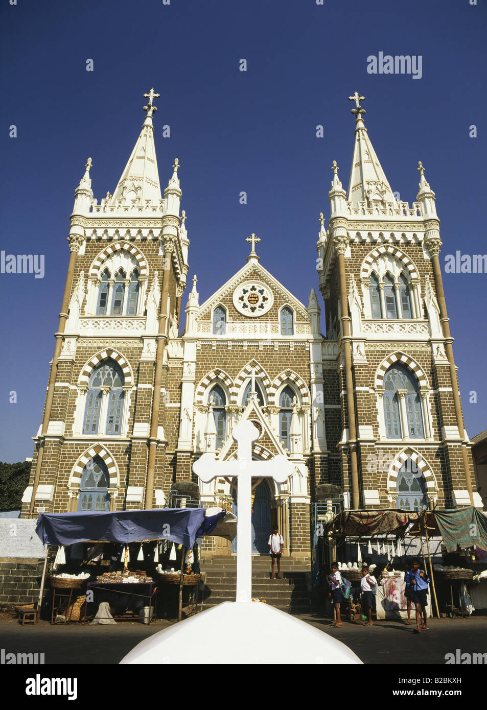Anno Jubiläen Kirche Mumbai Indien Stockfoto