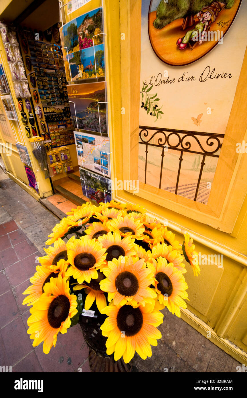 ein Souveir Geschäft in Altstadt von Nizza, Côte d ' Azur, Frankreich Stockfoto