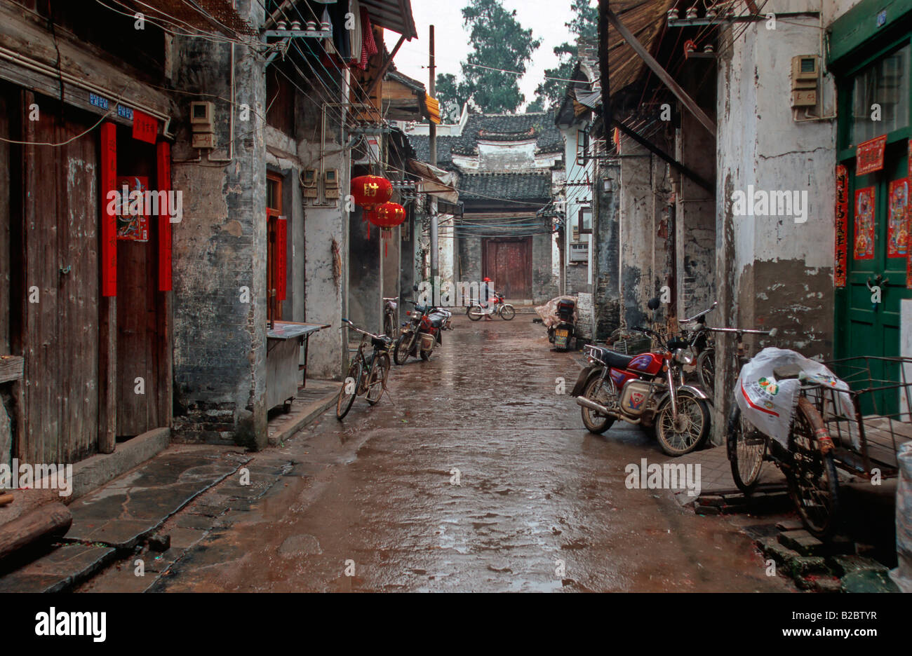 Alte Stadt Xingping, Guangxi, China, Asien Stockfoto
