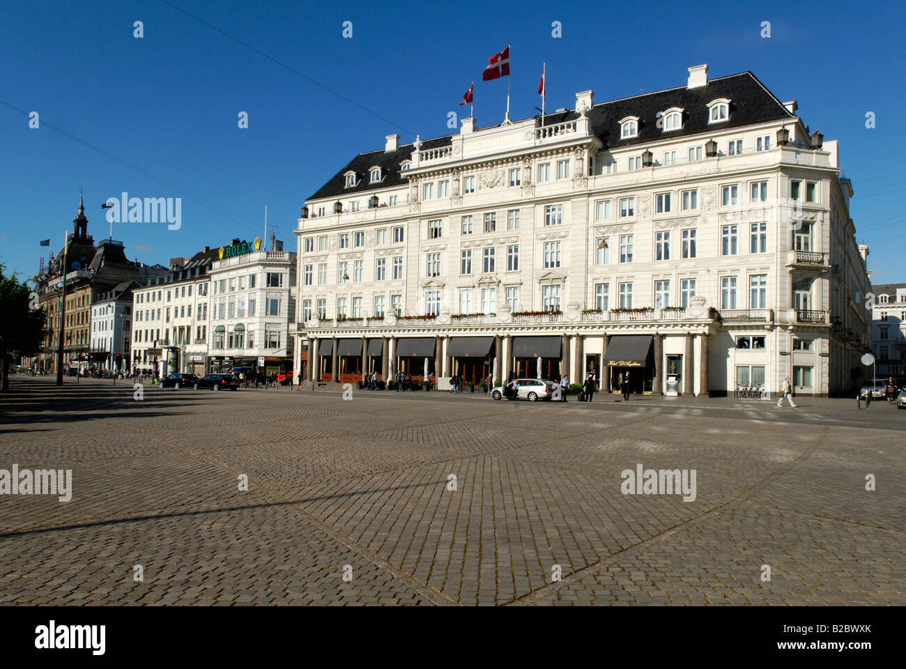 Historische Luxus-Hotel d ' Angleterre, Kongens Nytorv, Kopenhagen, Dänemark, Skandinavien, Europa Stockfoto