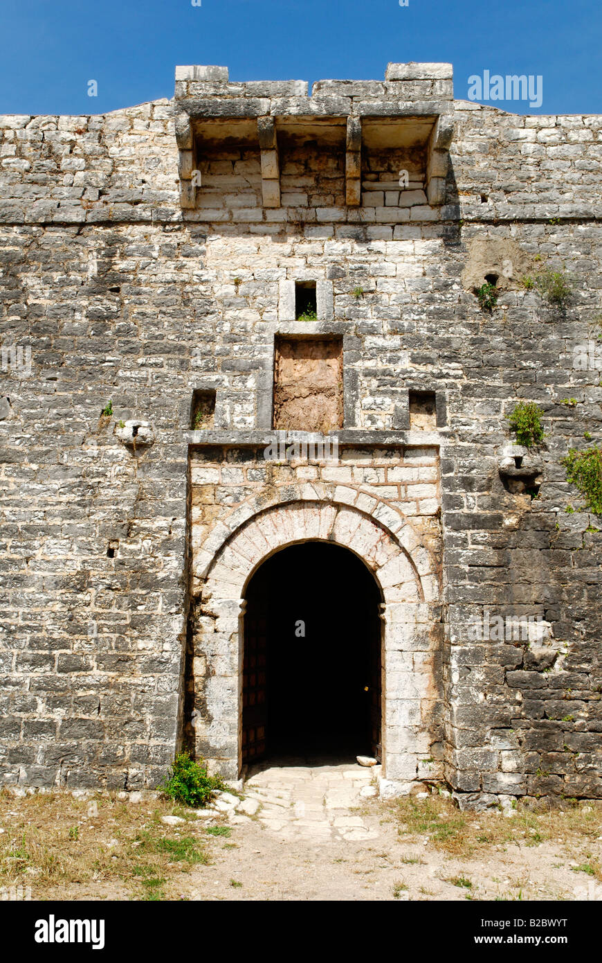 Ali Pasha Festung in Porto Palermo, albanische Riviera, Albanien, Europa Stockfoto