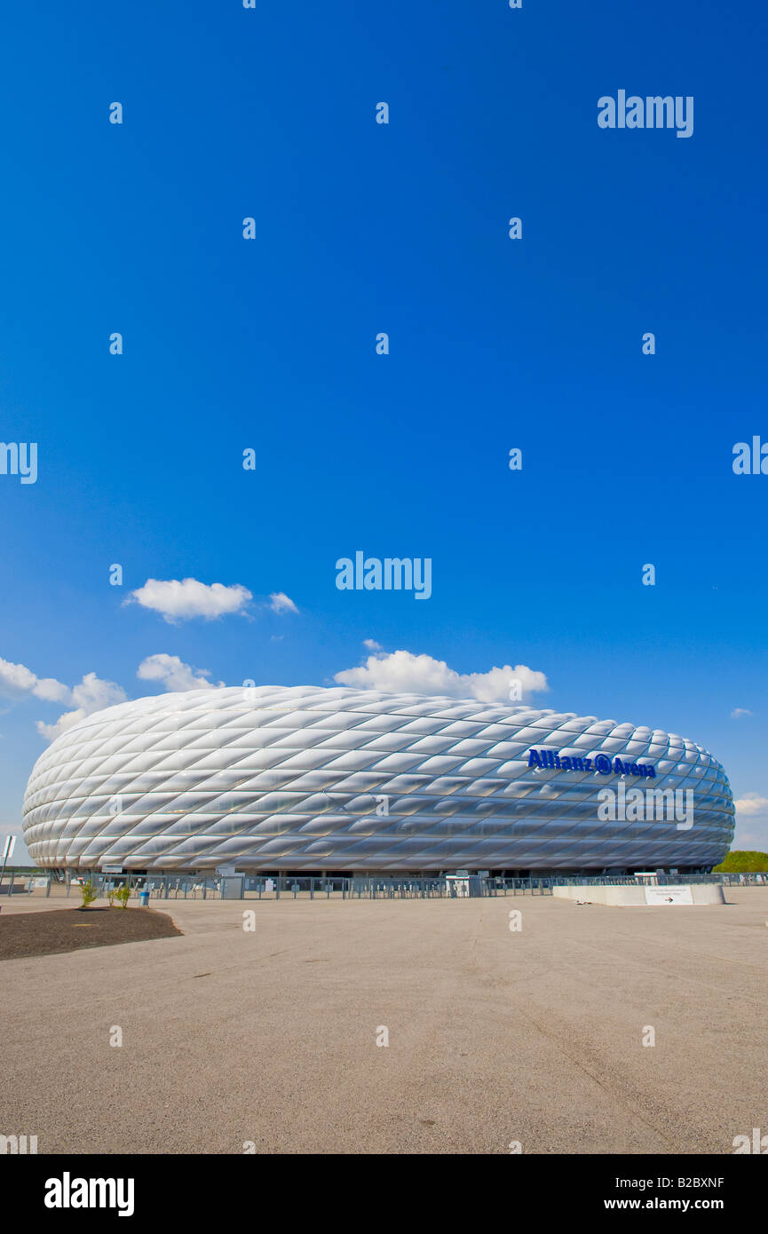 Allianz-Arena, Fußballstadion, Fröttmaning, München, Bayern, Deutschland, Europa Stockfoto