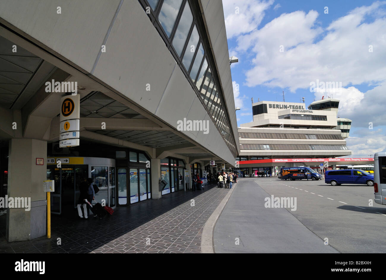 Flughafen Berlin-Tegel Otto Lilienthal International, Berlin, Deutschland, Europa Stockfoto
