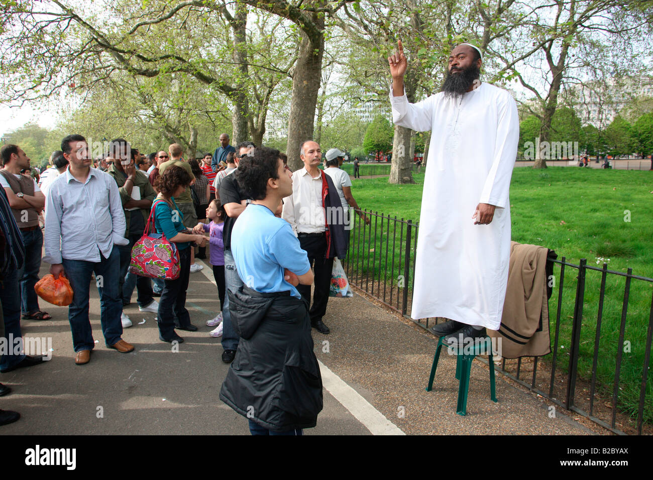 Speakers' Corner im Hyde Park, London, England, Großbritannien, Europa