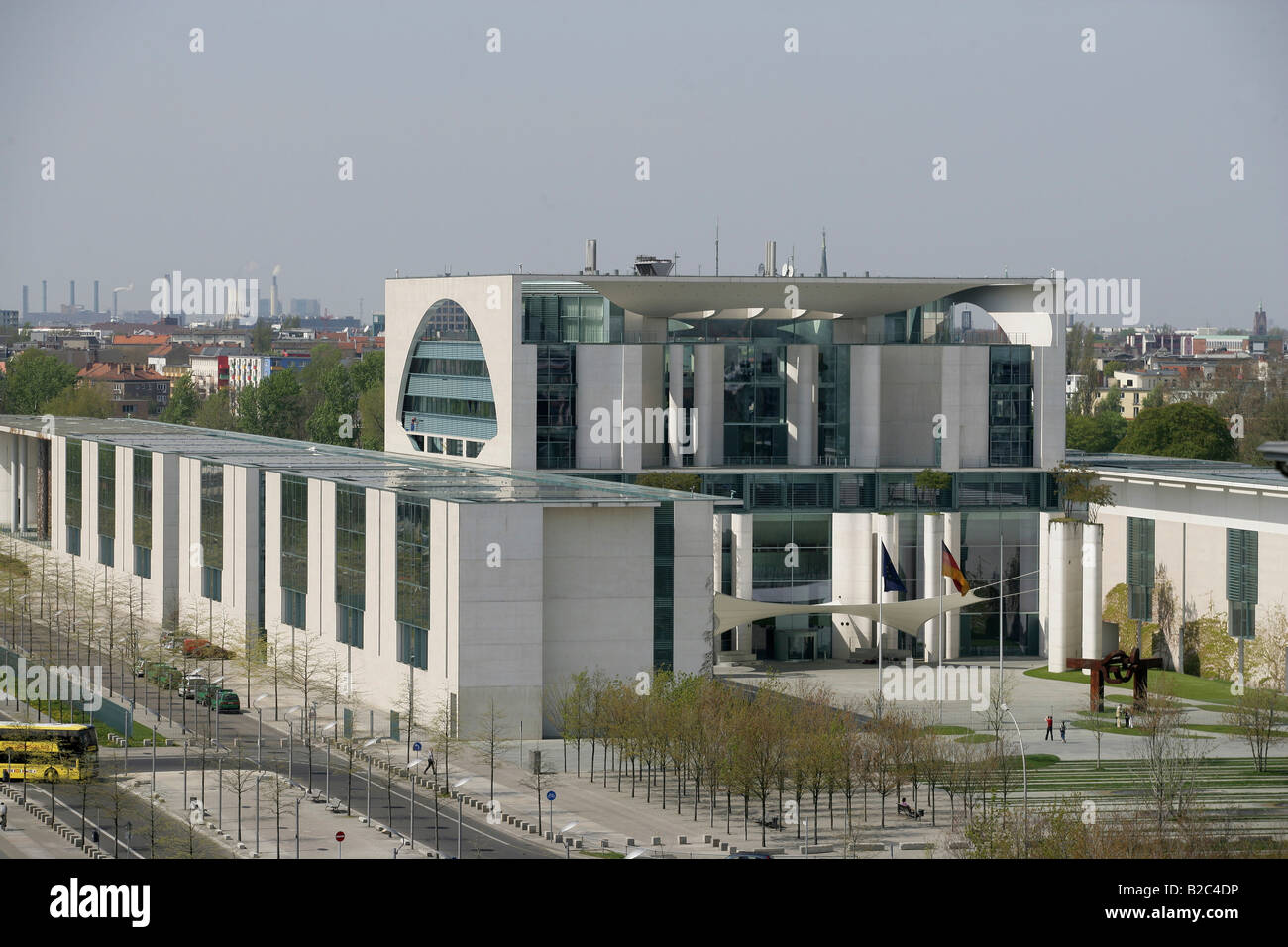 Bundeskanzleramt, deutsche Bundeskanzleramt, Regierungsviertel, Berlin, Deutschland, Europa Stockfoto
