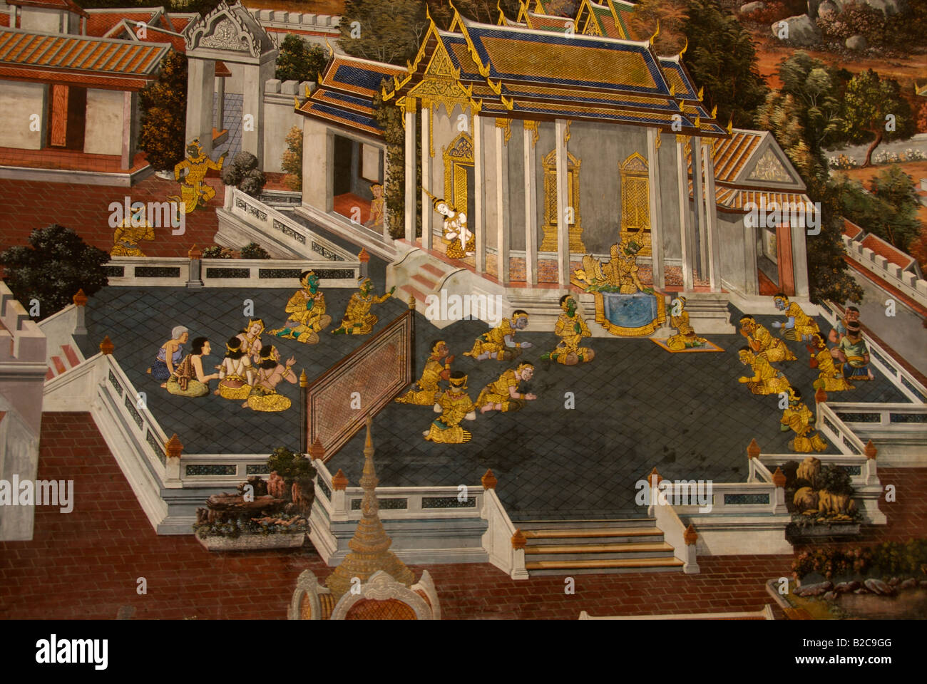 Großer Palast, Bangkok, Thailand Stockfoto