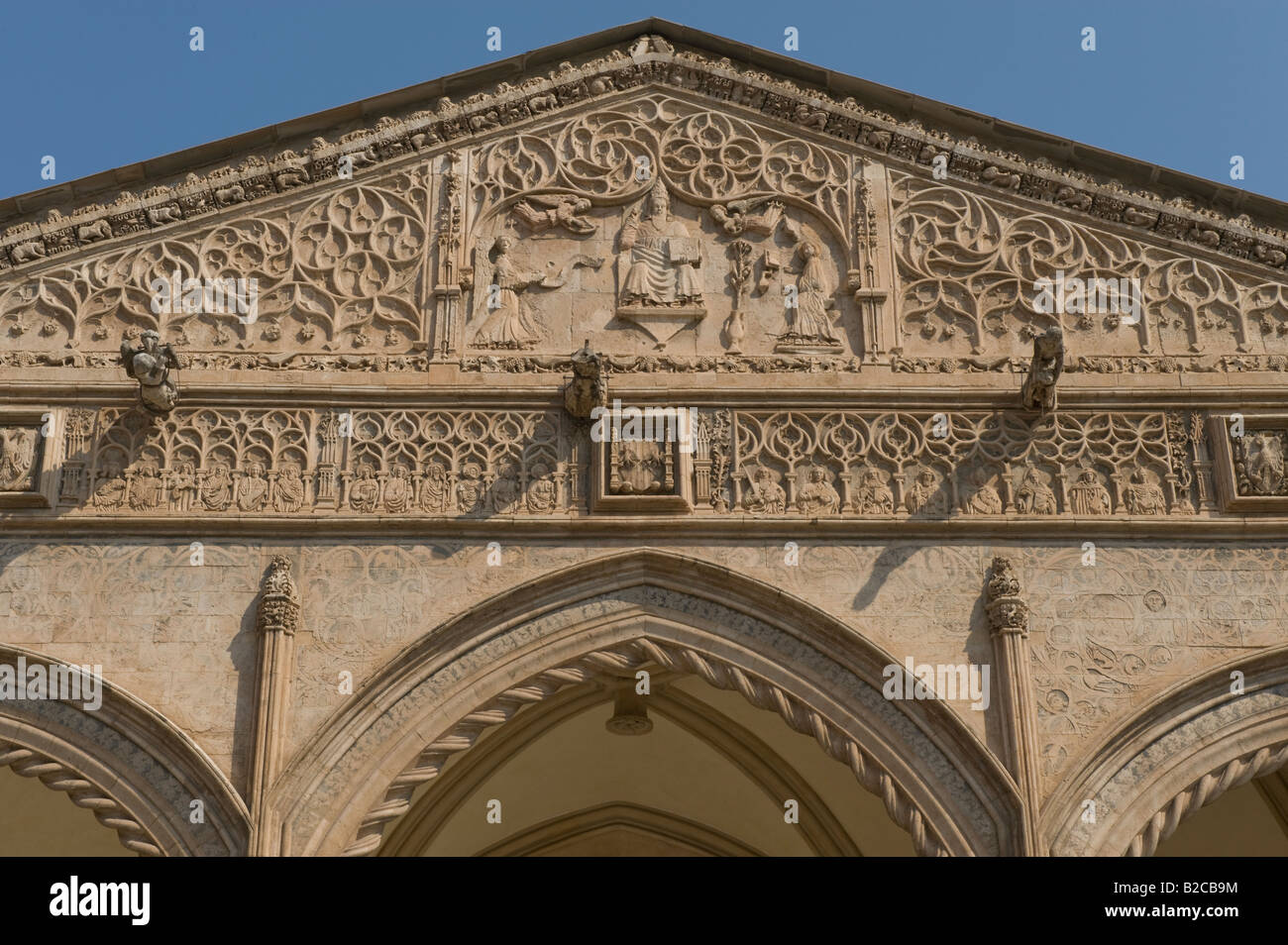 Kathedrale Portikus Stockfoto