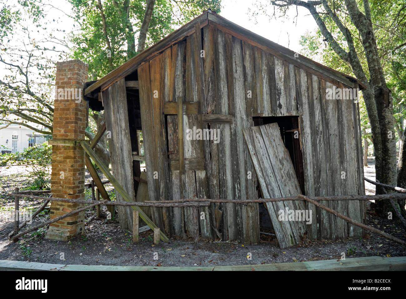 Slave-Altstädte an der Orman Haus State Park Apalachicola-Florida Stockfoto