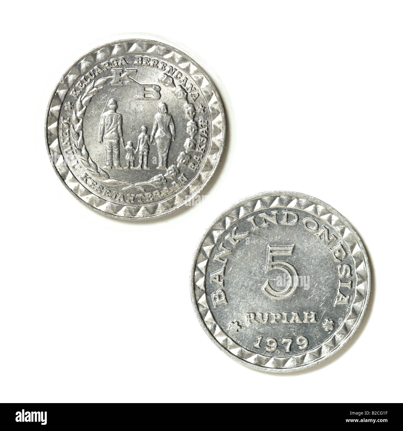 "Indonesische Münze" Stockfoto