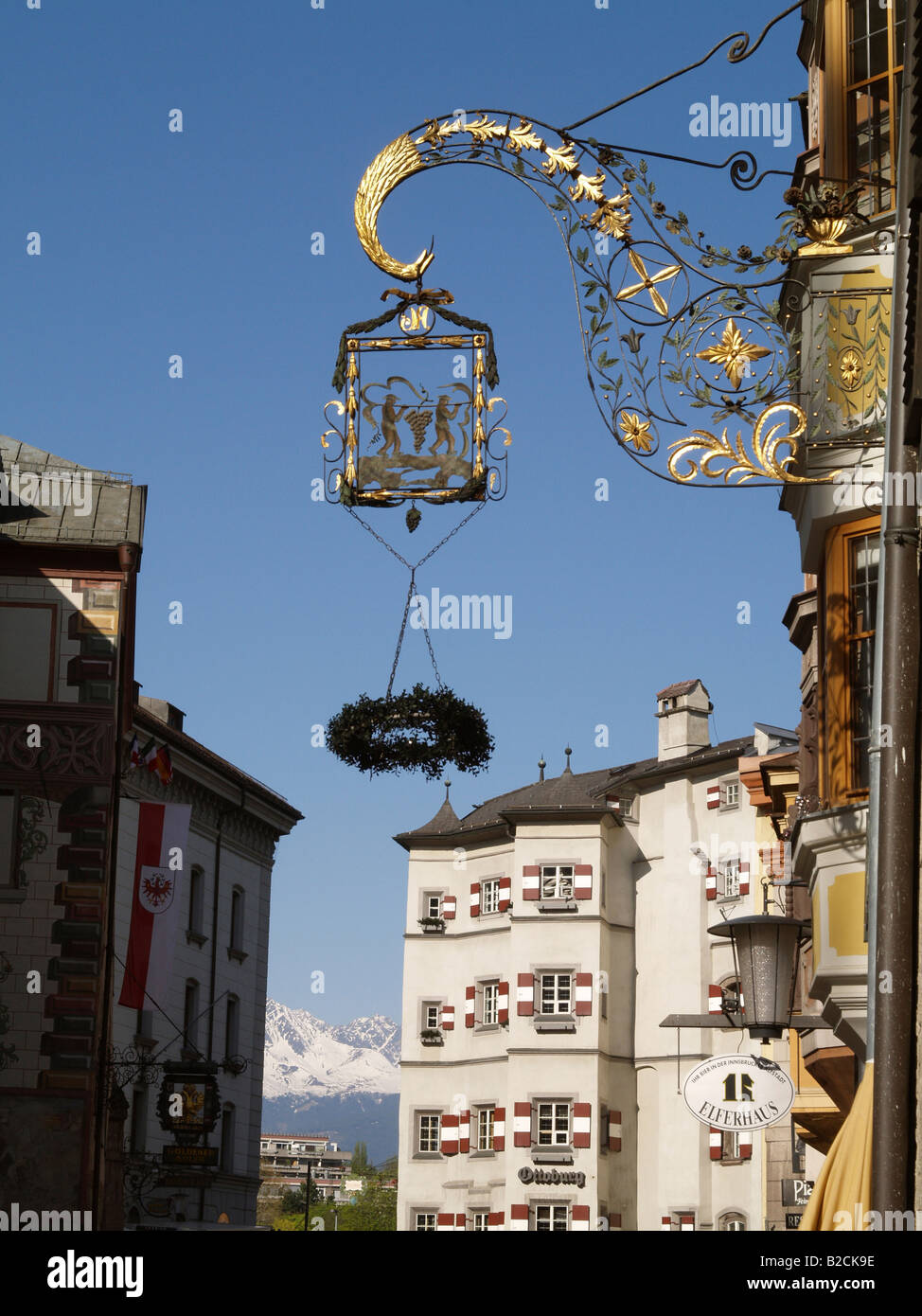 Innsbruck, Altstadt, Schloss Ottoburg Stockfoto