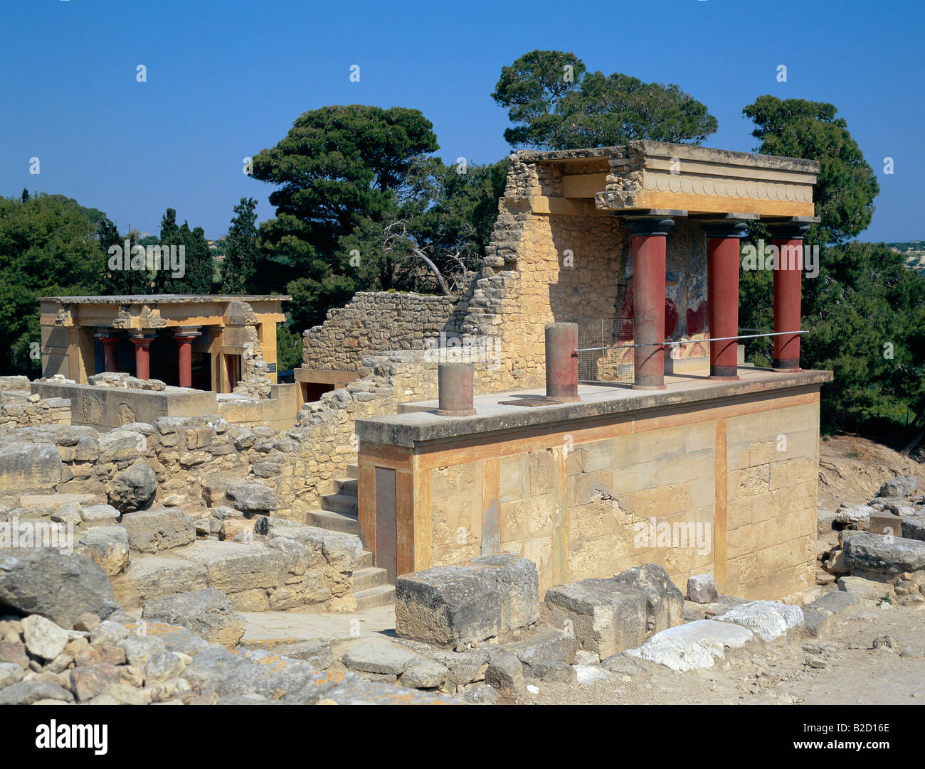 Restaurierte Nord Eingang griechischen Inseln, Crete Stockfoto