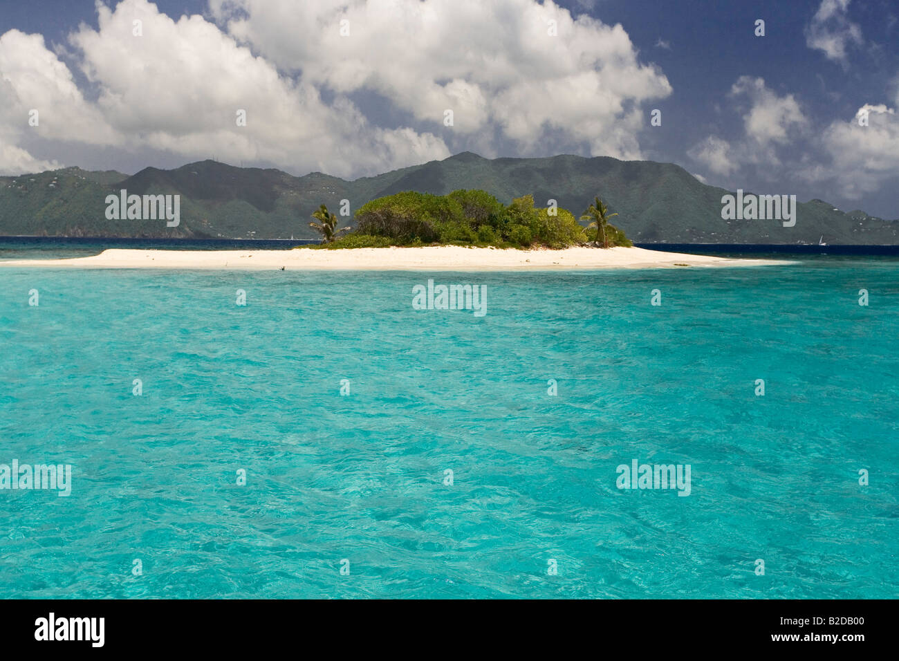 Sandy spucken British Virgin Islands Stockfoto