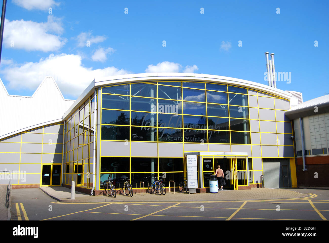Loughborough Freizeitzentrum, Browns Lane, Loughborough, Leicestershire, England, Vereinigtes Königreich Stockfoto