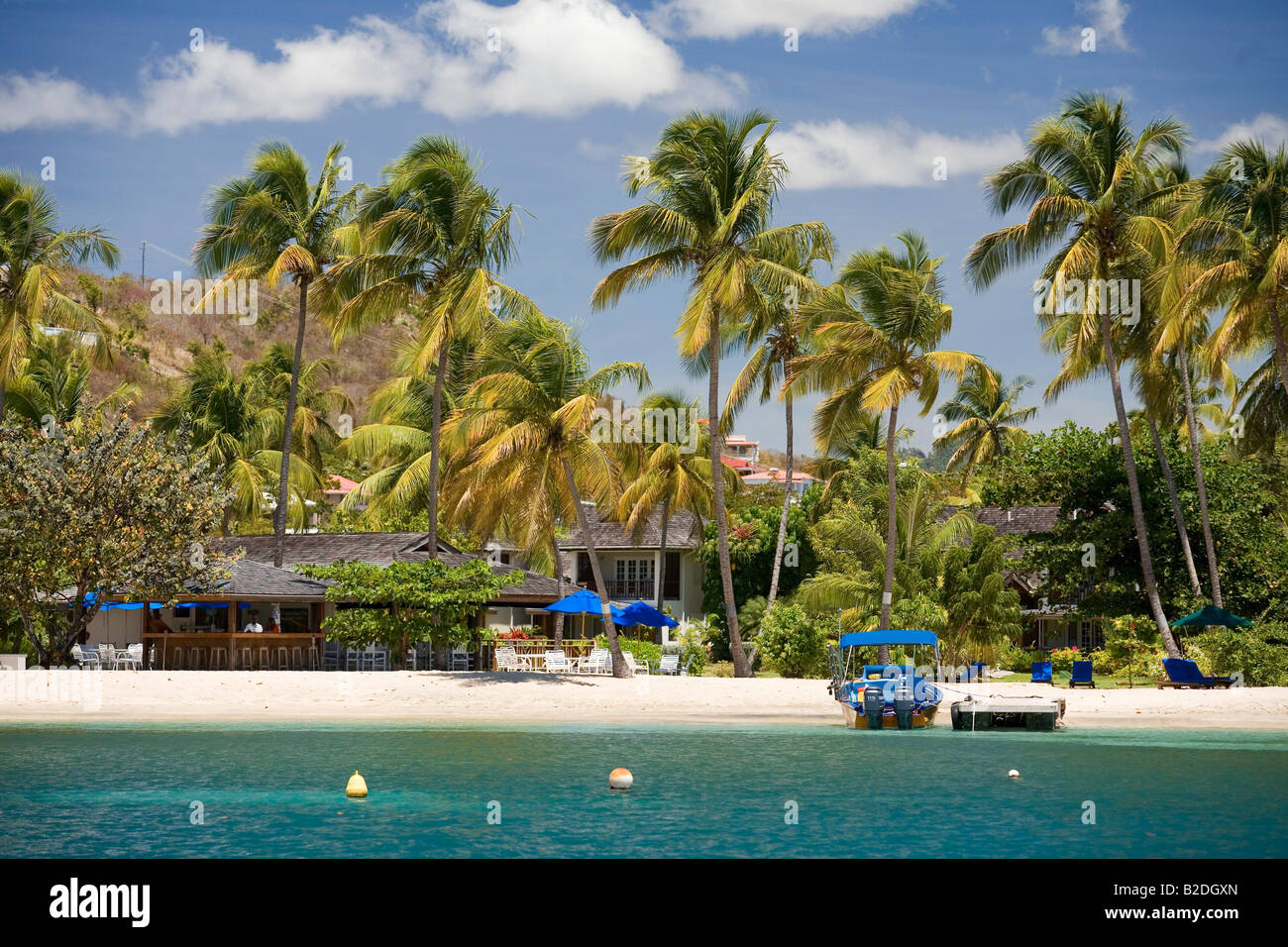 Stachelige Bucht Grenada West Indies Stockfoto