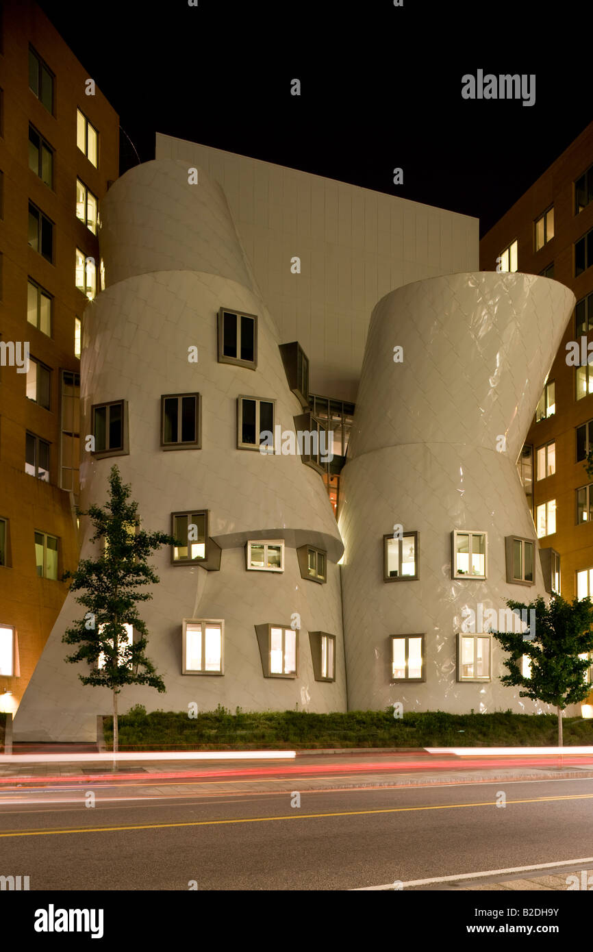 Ray und Maria Stata Center für Computer, Informationen und Intelligenz Wissenschaften, MIT, Cambridge, Massachusetts, USA Stockfoto